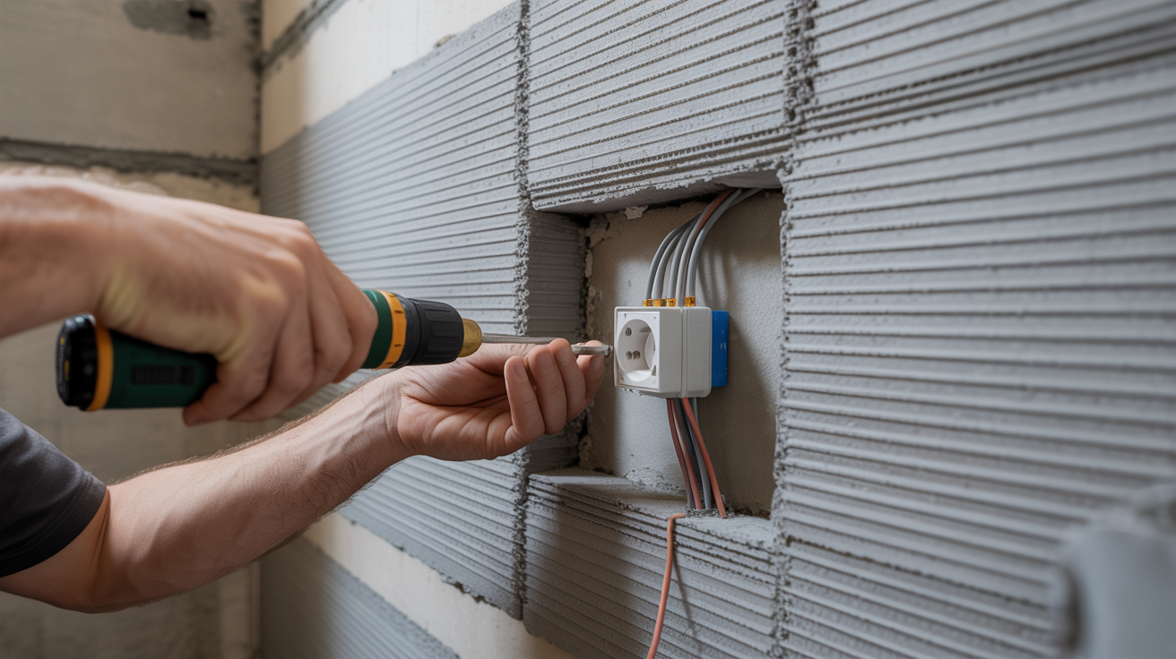 Wiring the Future: Electrical Work in 3D Printed Construction