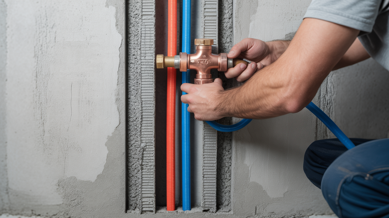 Running Pipe Through Concrete: Plumbing in a 3D Printed Home