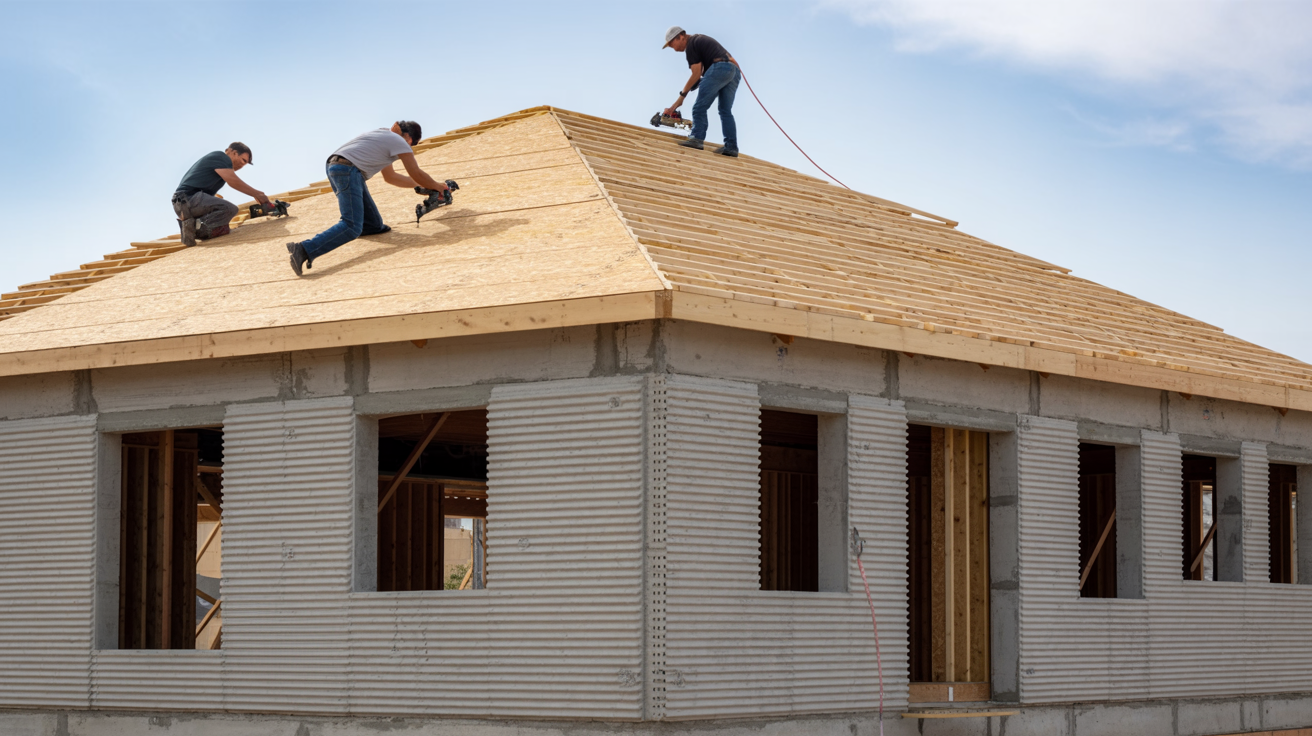 Roofing a 3D Printed Home: What Changes and What Doesn't